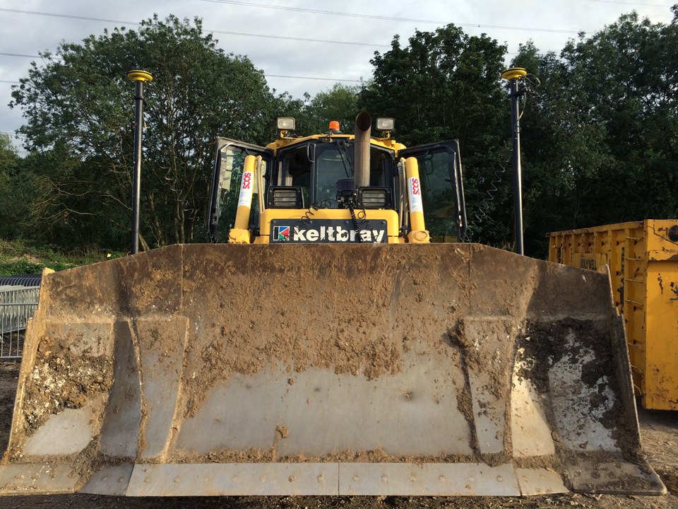 Leica iCON iDG4SP Dual Mast GNSS Dozer system