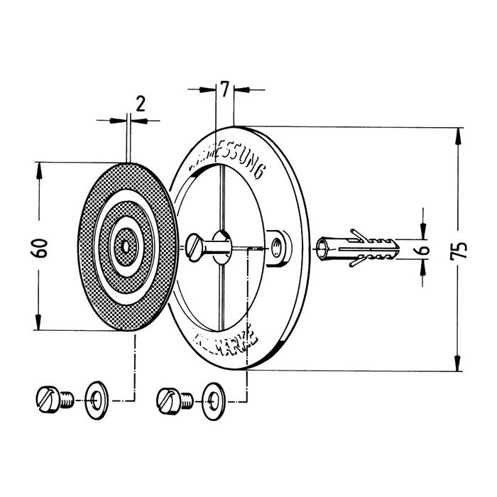 13B Circle Target and Support