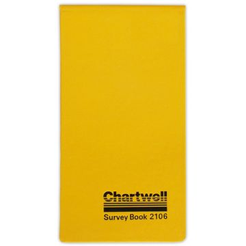 Chartwell Survey Books - Red Ruled Centre Lines, Blue Feints 2106