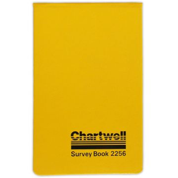 Chartwell Survey Books - 2 Red Centre Lines, Graph 2256 106 x 165mm