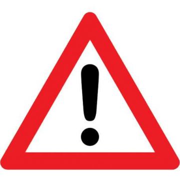 "Exclamation" Fold-up Sign