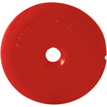 Plastic Disc Marks Red
