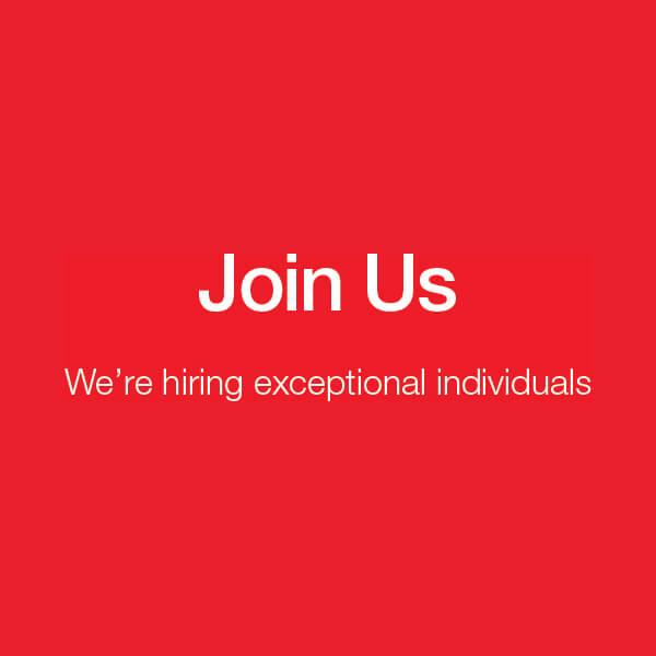 Join Us. We’re hiring exceptional individuals.