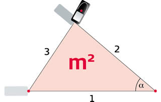 Triangle and room angle function