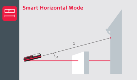 Leica Disto X3 Smart Horizontal Mode