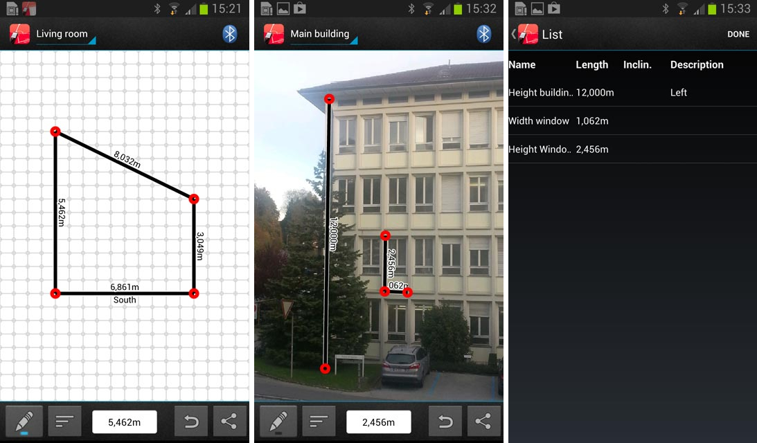 Leica Disto Sketch App