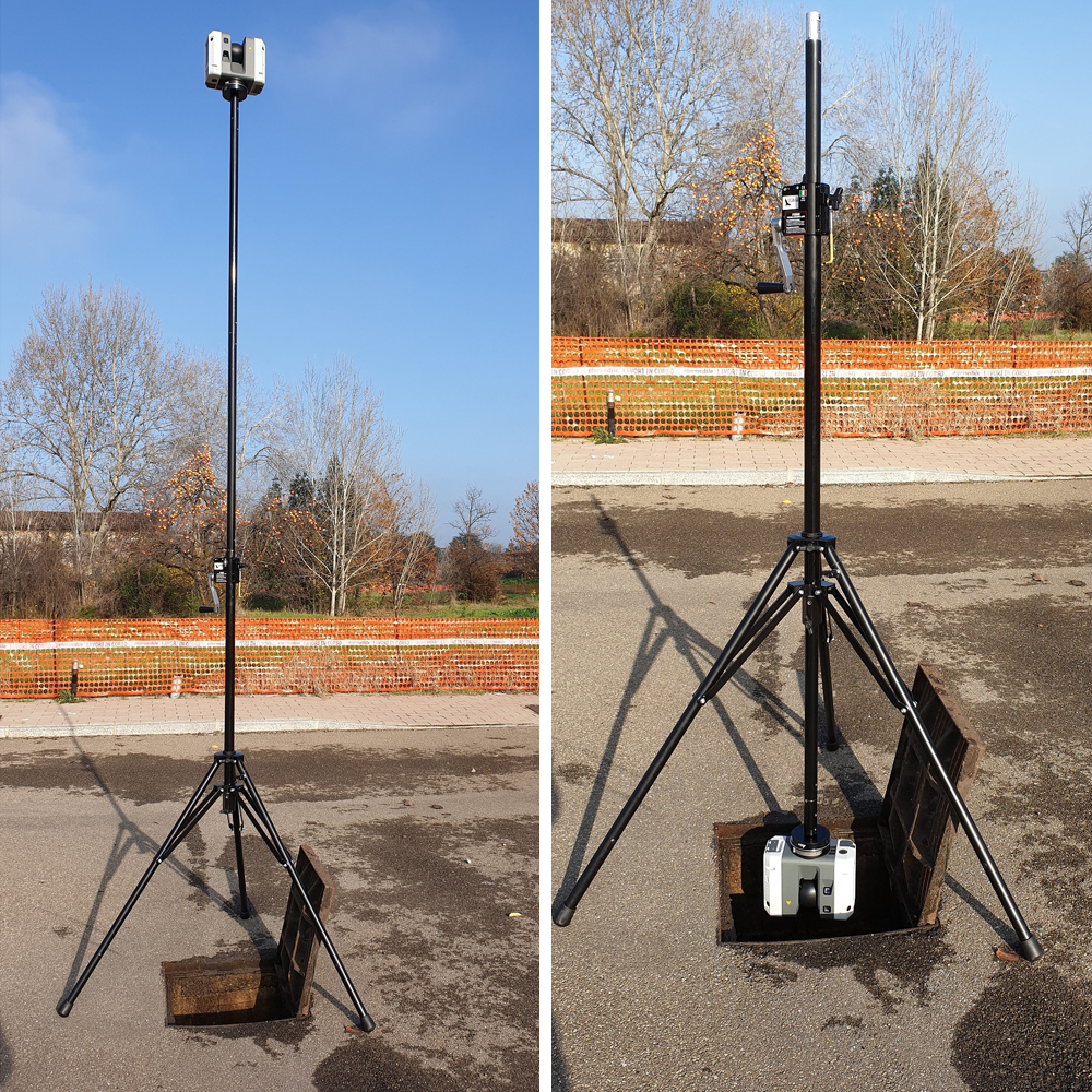 Steel Telescopic Tripod For Underground