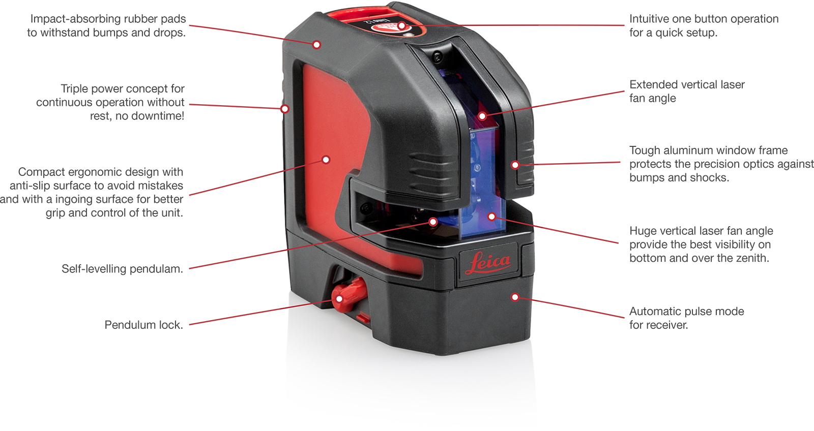 Leica Lino L2P5G Cross line laser