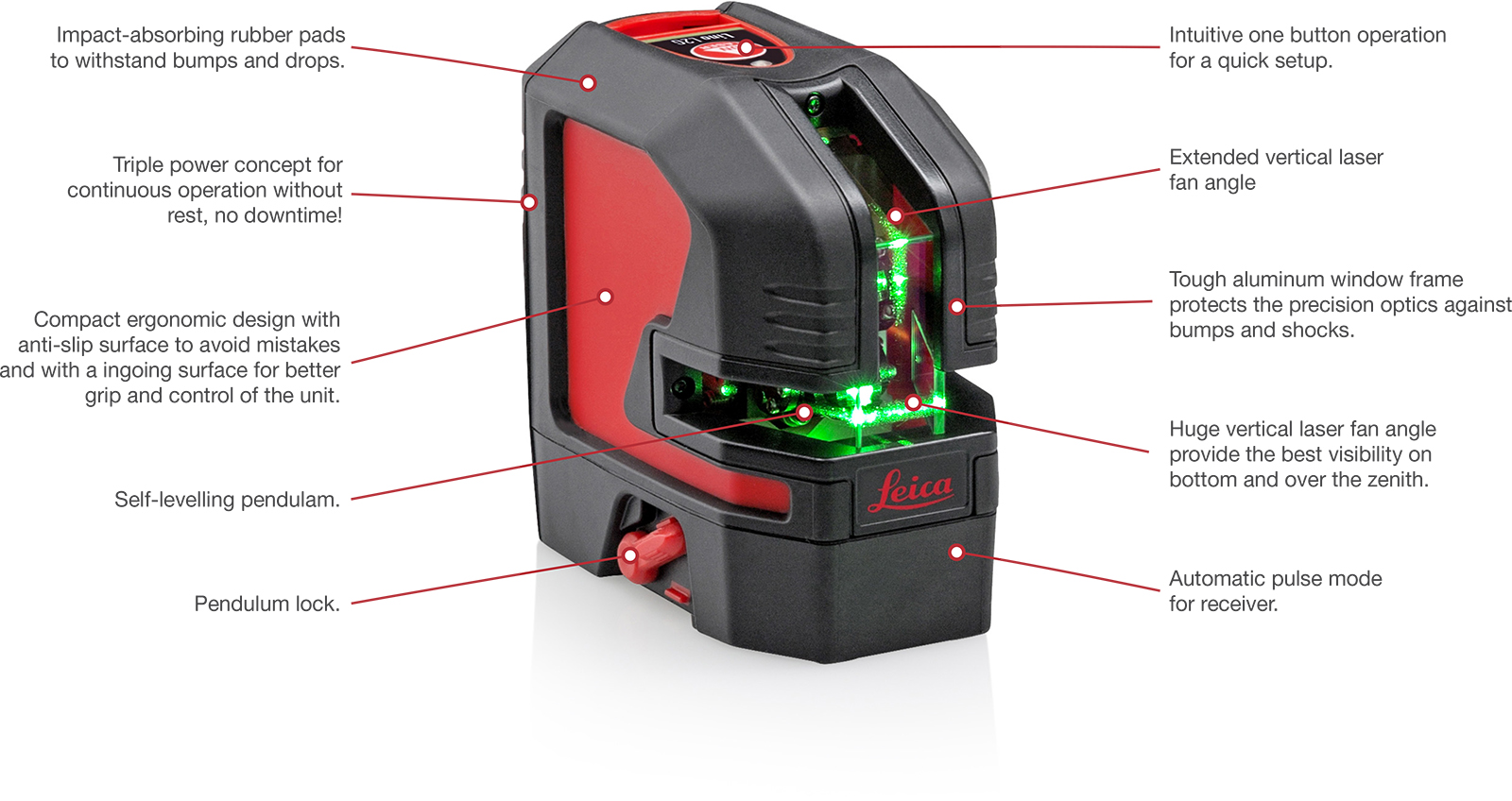 Leica Lino L2G Cross line laser