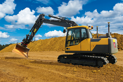 Integrated tilt rotator support Integrated tilt rotator support