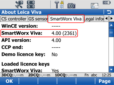 Leica Viva SmartWorx - Firmware Upgrade